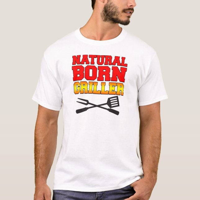 Camiseta Natural Born Griller (Anverso)