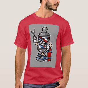 Camiseta Natural de Barber Skater