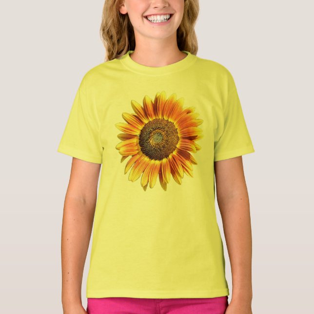 Camiseta natural de girasol (Anverso)
