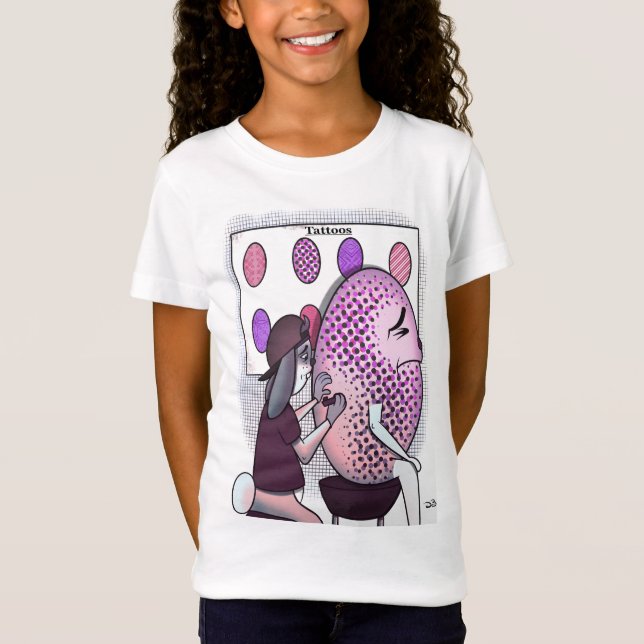 Camiseta natural de Tatoo Chica (Anverso)