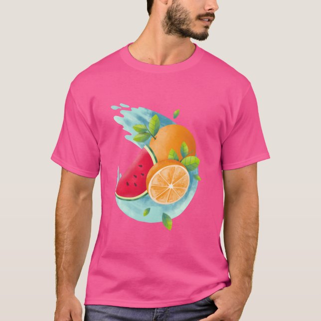 Camiseta Natural food girl (Anverso)