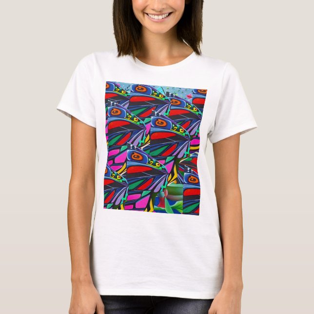 Camiseta Naturaleza abstracta (Anverso)