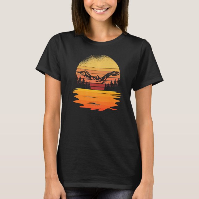 Camiseta Naturaleza al aire libre Camping Personas Senderis (Anverso)