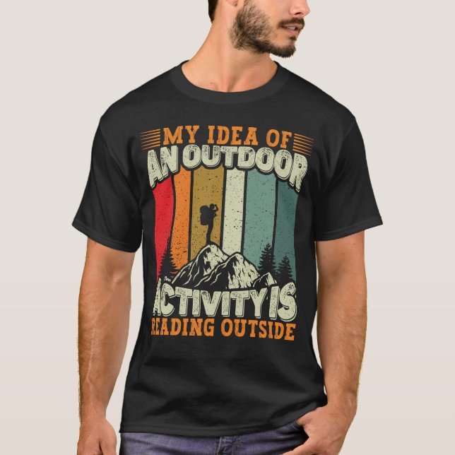 Camiseta Naturaleza al aire libre Divertido camping (Anverso)