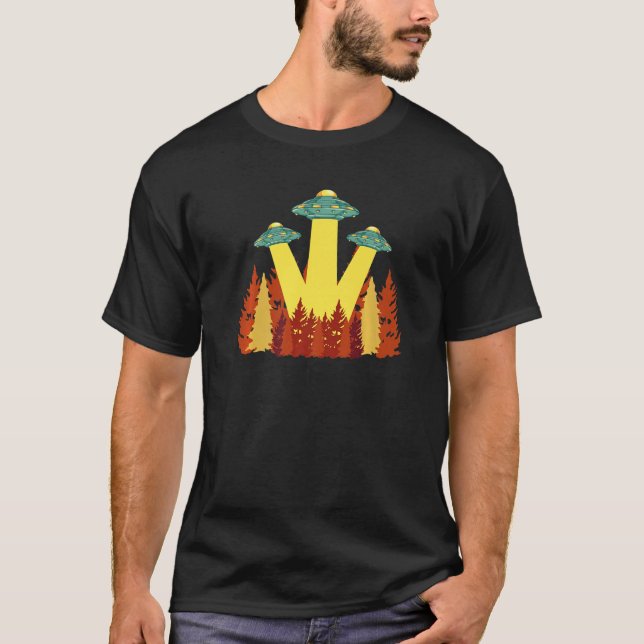 Camiseta Naturaleza Alivio Secuestro OVNI Ficción Extraterr (Anverso)