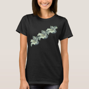 Camiseta Naturaleza blanca de las flores hibiscus
