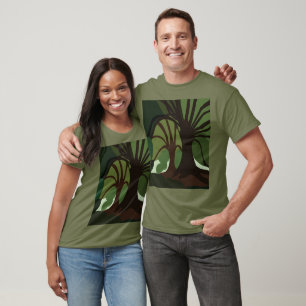 Camiseta Naturaleza botánica de los árboles