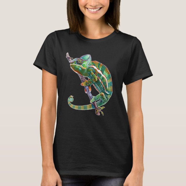 Camiseta Naturaleza Casual Espíritu Animal Chamele (Anverso)