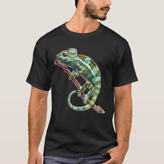 Camiseta Naturaleza Casual Espíritu Animal Chamele (Anverso)