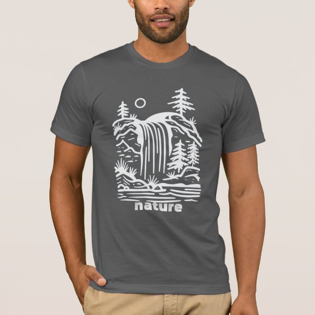 Camiseta Naturaleza clásica (Anverso)
