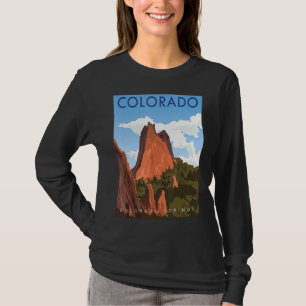 Camiseta Naturaleza Colorado Springs Colorado Mountain Gard