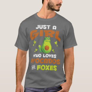 Camiseta Naturaleza Cute Selva Animal Aguacate Chicas