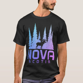 Camiseta Naturaleza de alces de Nueva Escocia