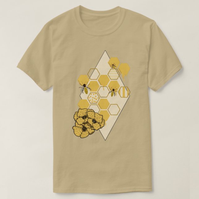 Camiseta Naturaleza de BumbleBee Hive Nest (Diseño del anverso)