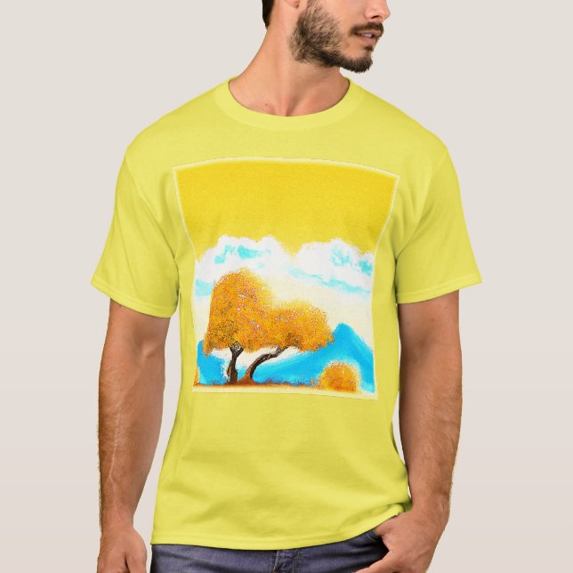 Camiseta "Naturaleza de color Naranja" Foto Cuta. ¡Hazte co (Anverso)