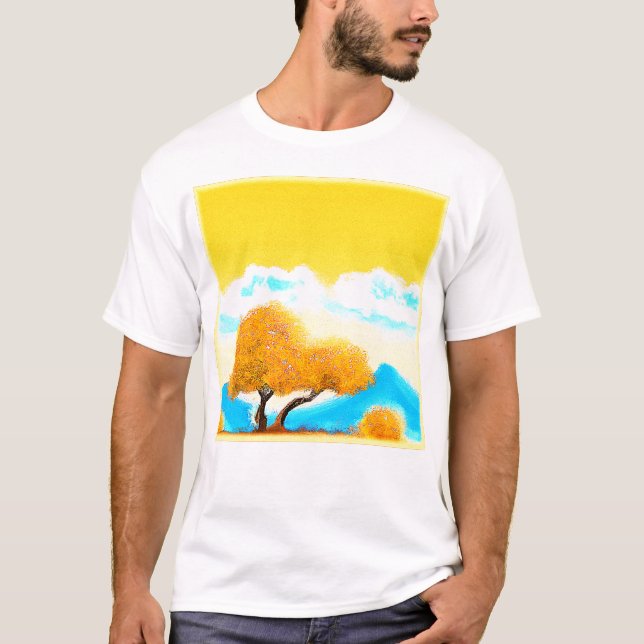 Camiseta "Naturaleza de color Naranja" Foto Cuta. ¡Hazte co (Anverso)