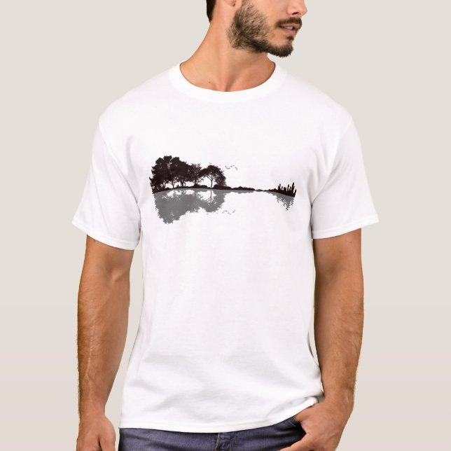 Camiseta Naturaleza de guitarra (Anverso)