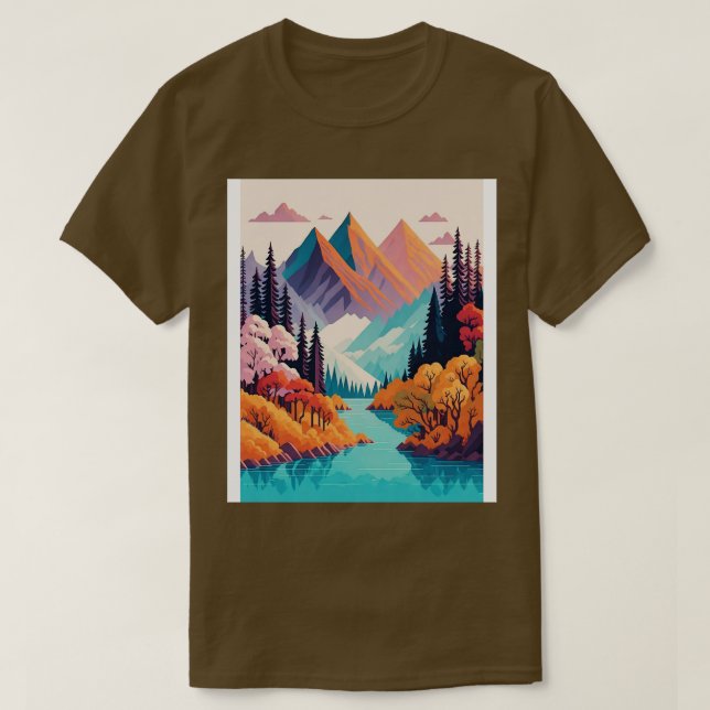 Camiseta Naturaleza de la aventura (Diseño del anverso)