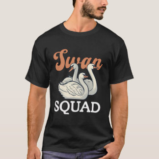 Camiseta Naturaleza de la brigada de cisnes Amante de anima