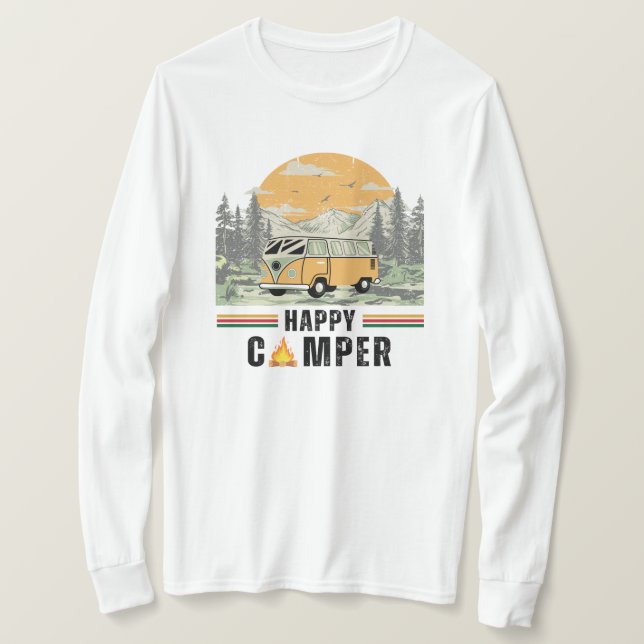 Camiseta Naturaleza de la camioneta del cañón de la montaña (Anverso del diseño)