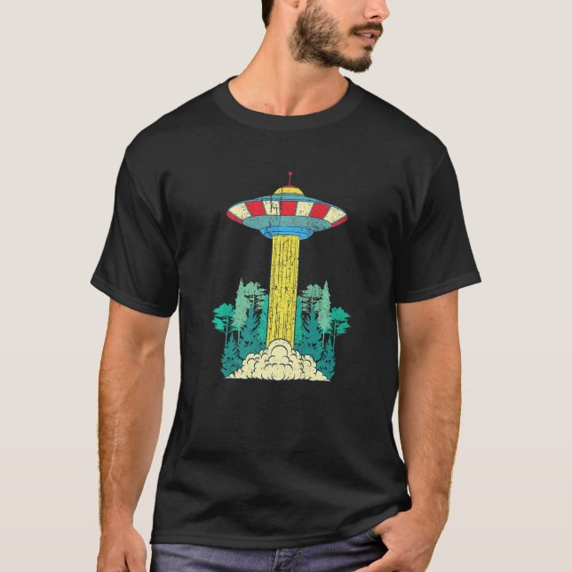 Camiseta Naturaleza de la ciencia ficción del objeto volado (Anverso)