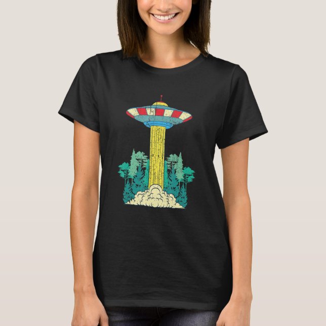 Camiseta Naturaleza de la ciencia ficción del objeto volado (Anverso)