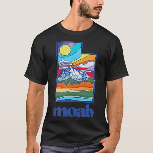 Camiseta Naturaleza de la época de Moab Utah Gráfico al air (Anverso)