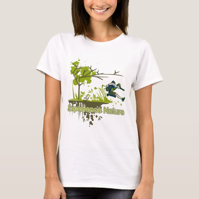 Camiseta Naturaleza de la experiencia (Anverso)