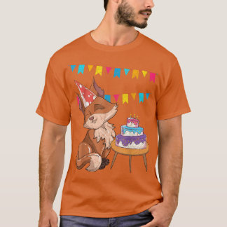 Camiseta Naturaleza de la fiesta de cumpleaños de los anima