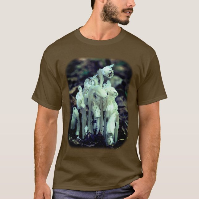 Camiseta Naturaleza de la flor silvestre de la pipa blanca  (Anverso)