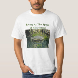 Camiseta Naturaleza de la foto de la tortuga del lago Humor