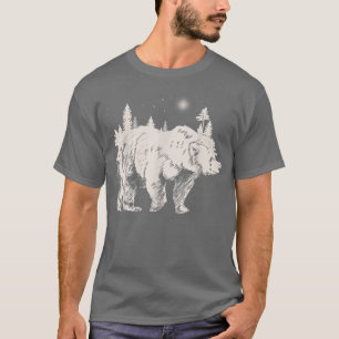 Camiseta Naturaleza de la Luna Animal Lover Wildlife Forest