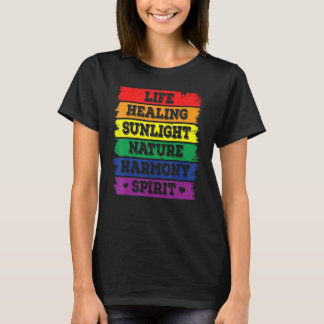 Camiseta Naturaleza de la luz solar de la vida Armonía Espí