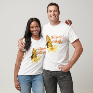 Camiseta Naturaleza de la mariposa antisocial Estética de i