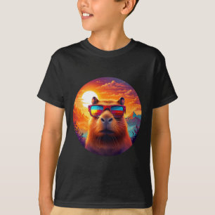 Camiseta Naturaleza de la montaña Capybara Selva silvestre