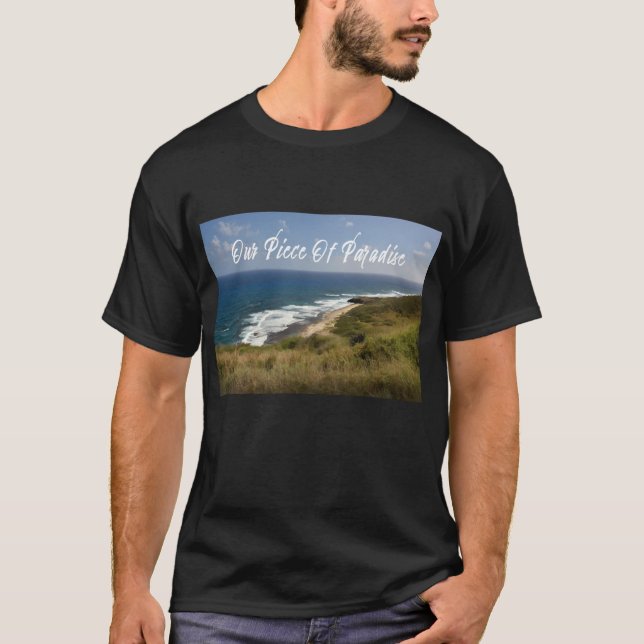 Camiseta Naturaleza de la playa del Océano Tropical (Anverso)