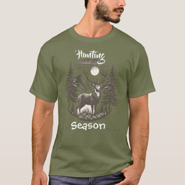 Camiseta Naturaleza de la temporada de caza (Anverso)