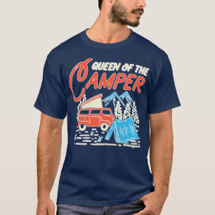 Camiseta Naturaleza De La Vida Silvestre Reina Del Camper