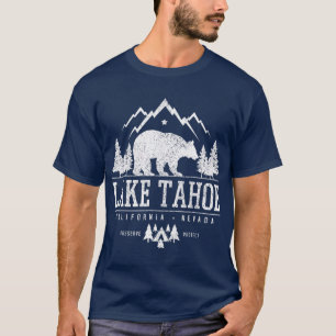 Camiseta Naturaleza de las montañas del oso del lago Tahoe 