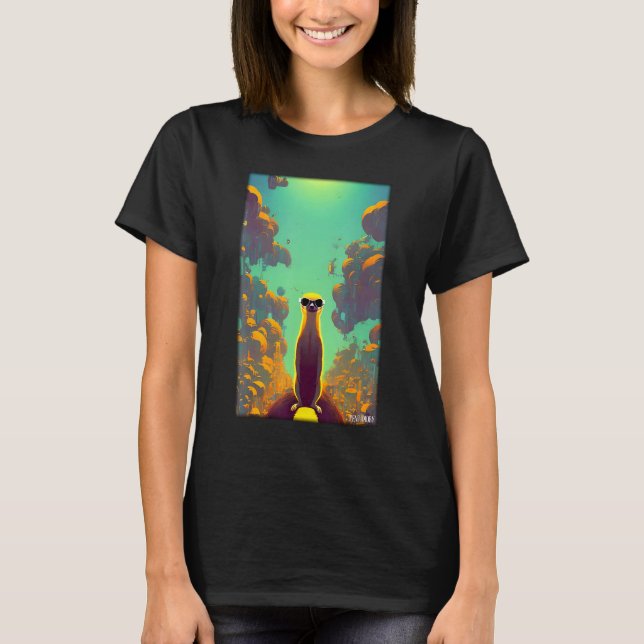 Camiseta Naturaleza de los animales del Zoológico de Meerka (Anverso)