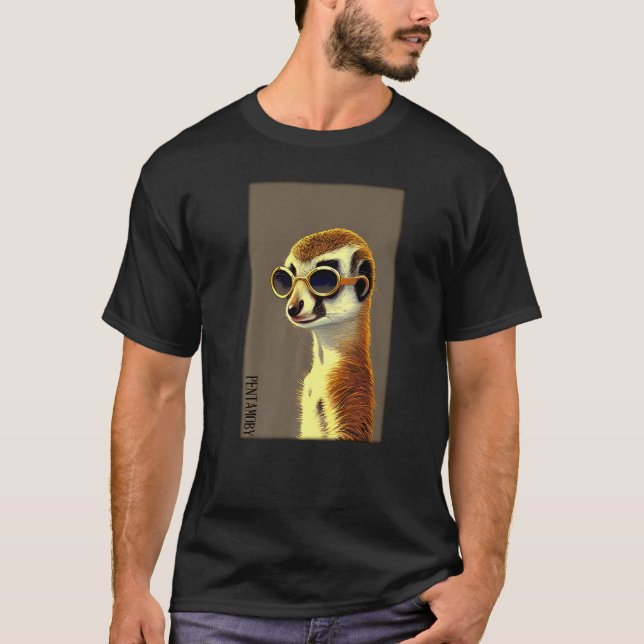 Camiseta Naturaleza de los animales del Zoológico de Meerka (Anverso)
