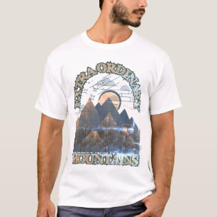 Camiseta Naturaleza de montaña extraordinaria y minimalista