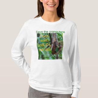 Camiseta Naturaleza de Orangutan Borneo