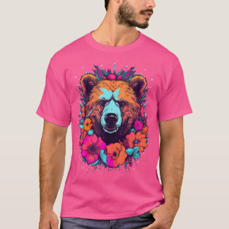 Camiseta Naturaleza de oso pardo Alaska Caza Senderismo