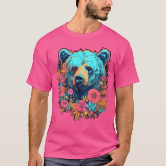 Camiseta Naturaleza de oso pardo Alaska Caza Senderismo