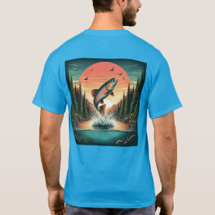 Camiseta Naturaleza de trucha del exterior