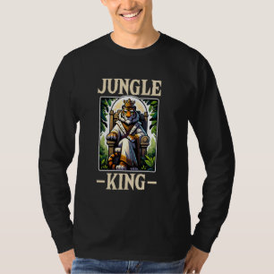 Camiseta Naturaleza de vida silvestre del rey de la jungla