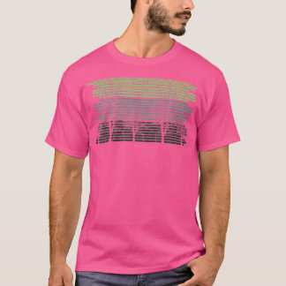 Camiseta Naturaleza de vida silvestre retro Árboles al aire