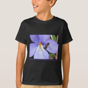 Camiseta Naturaleza De Violeta de Pata de Pájaro Amor