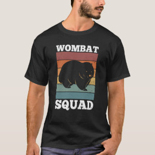 Camiseta Naturaleza del Escuadrón Wombat Rodent Animales de